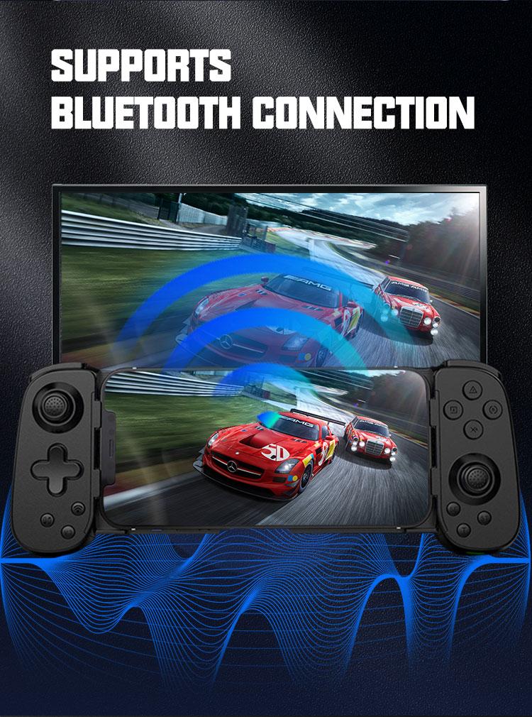 Streaming Gaming Controller Support for PS4 Game Mobile Joystick Gamepad With Six Axis Gyroscope for Android/IOS Wireless Pro Controller with Turbo Custom Engraved