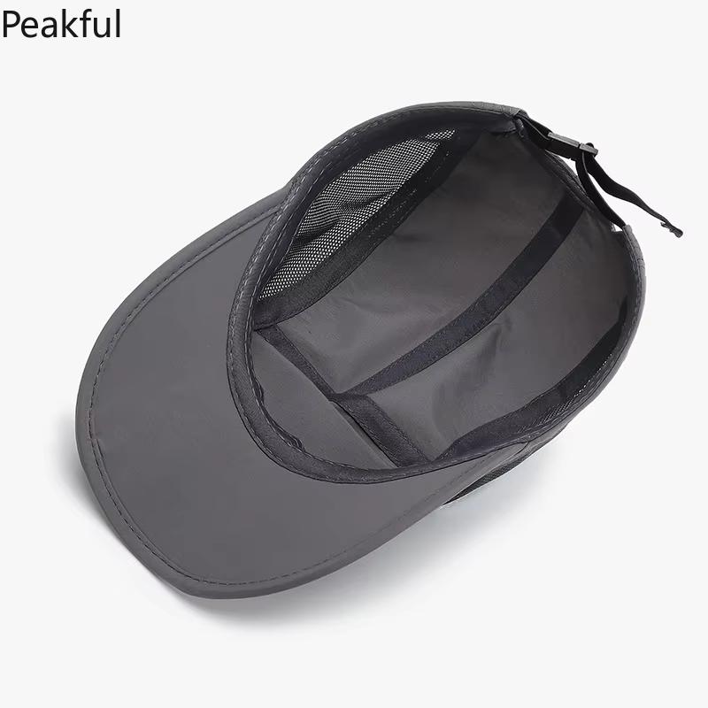 2026 Outdoor Foldable Baseball Hat – Quick-Dry Sunscreen Cap, Mesh Design for Fast Drying, Light Plate Sunshade, Unisex Duck Tongue Hat for Ultimate Sun Protection & Summer Fun