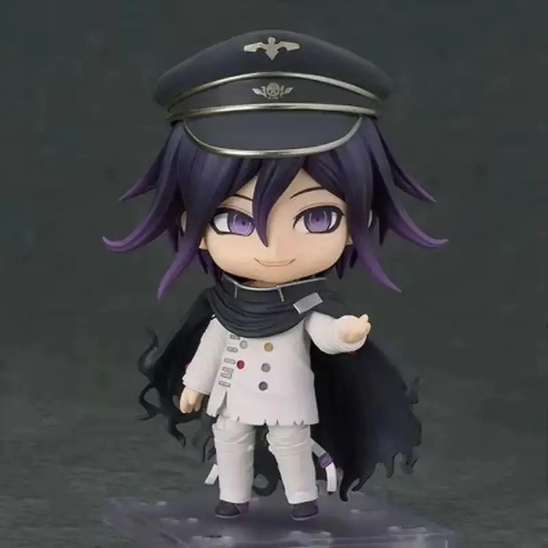 #2802 Nendoroid Kokichi Ouma Anime Action Figures, New Danganronpa V3 PVC Collectible 3D Figurine Art Toy, Collectors Edition Otaku Style Boxed Set with Display Base for Enthusiasts Desktop Decoration