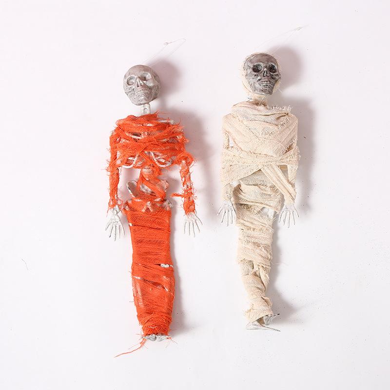 Plastic Simulated Skull Halloween Skull Scary Head with Blood