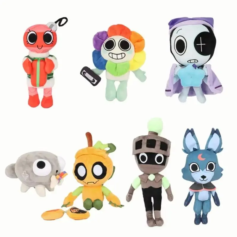 2026 Game Pumpkin Dandy Mascot Stuffed Toy - Cartoon Animal Character Collectible, Soft Pillow Bolster, Kids Gift, Home Decor Character Toy, Cartoon Animal Character Stuffed Toys, Character Toy Stuffed Toys