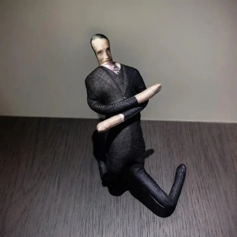 26cm Built-in Body Wire Flexible Anime TV Series‌ Character Hannibal Lecter Figure Plush Toy Cosplay Funny Cartoon Plushie Doll