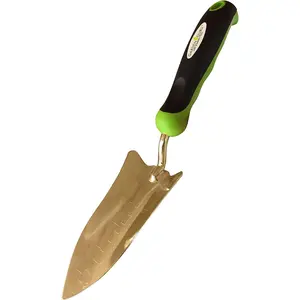 Titanium Transplanter Trowel Shovel - Rust Resistant -  Handle -  Hand Shovel Tool for ing Weeding Transplanting and Digging in  Beds