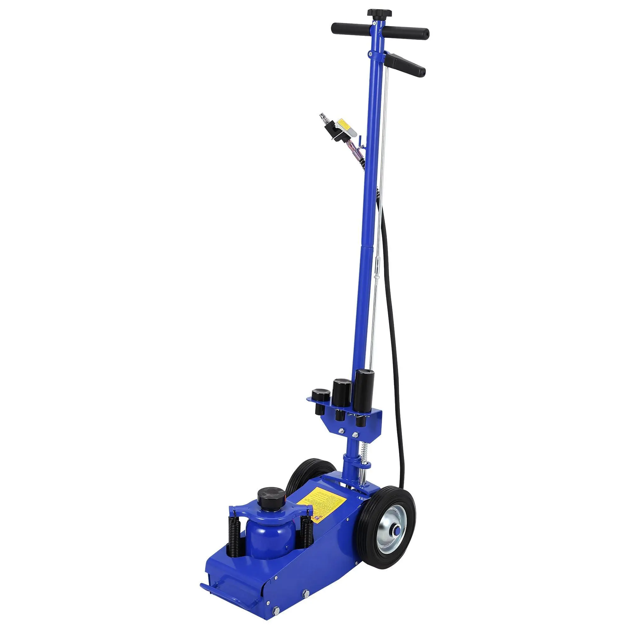 GARVEE 22 Ton Dual-Power Floor Jack, 44,000 LBS Capacity, Low Profile with 4 Adapters (10/25/60/100Mm), 46" Handle for Trucks & Tractors,Blue