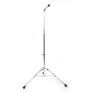 Cymbal Stand with Adjustable Height 27.5"-52.7",  Stainless Steel Frame, Double Braced , Rubber