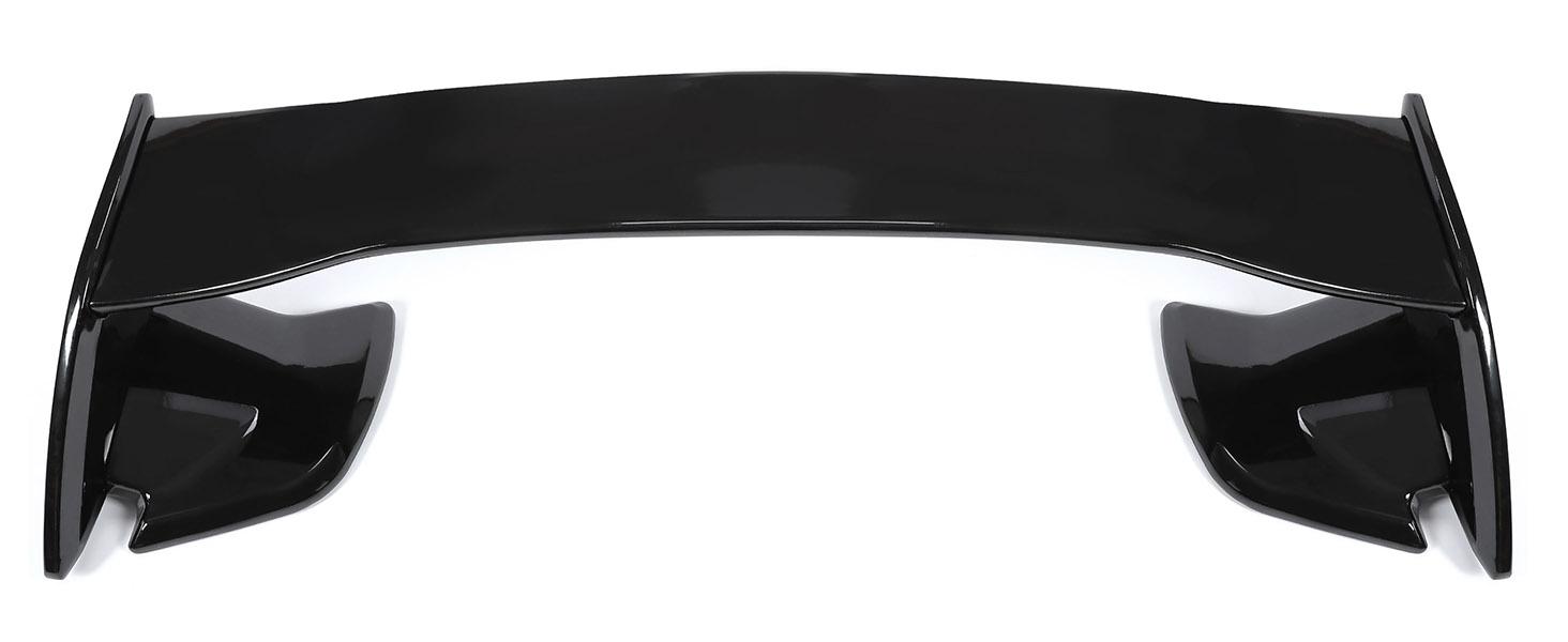 Trunk Spoiler Compatible with 2015-2021 Subaru WRX STI 4 Door Sedan Rear Trunk Spoiler Wing Lid Plastic Glossy Black Vehicle Autos Automotive Car Accessories