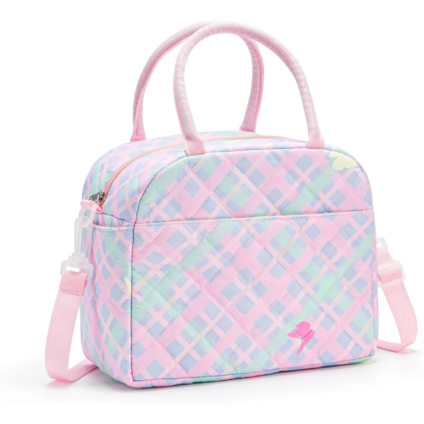 Lunch Bag for Women  Lunch Box Quilted Puffer Large Capacity Insulated Cooler Tote Bags Work Travel Picnic
