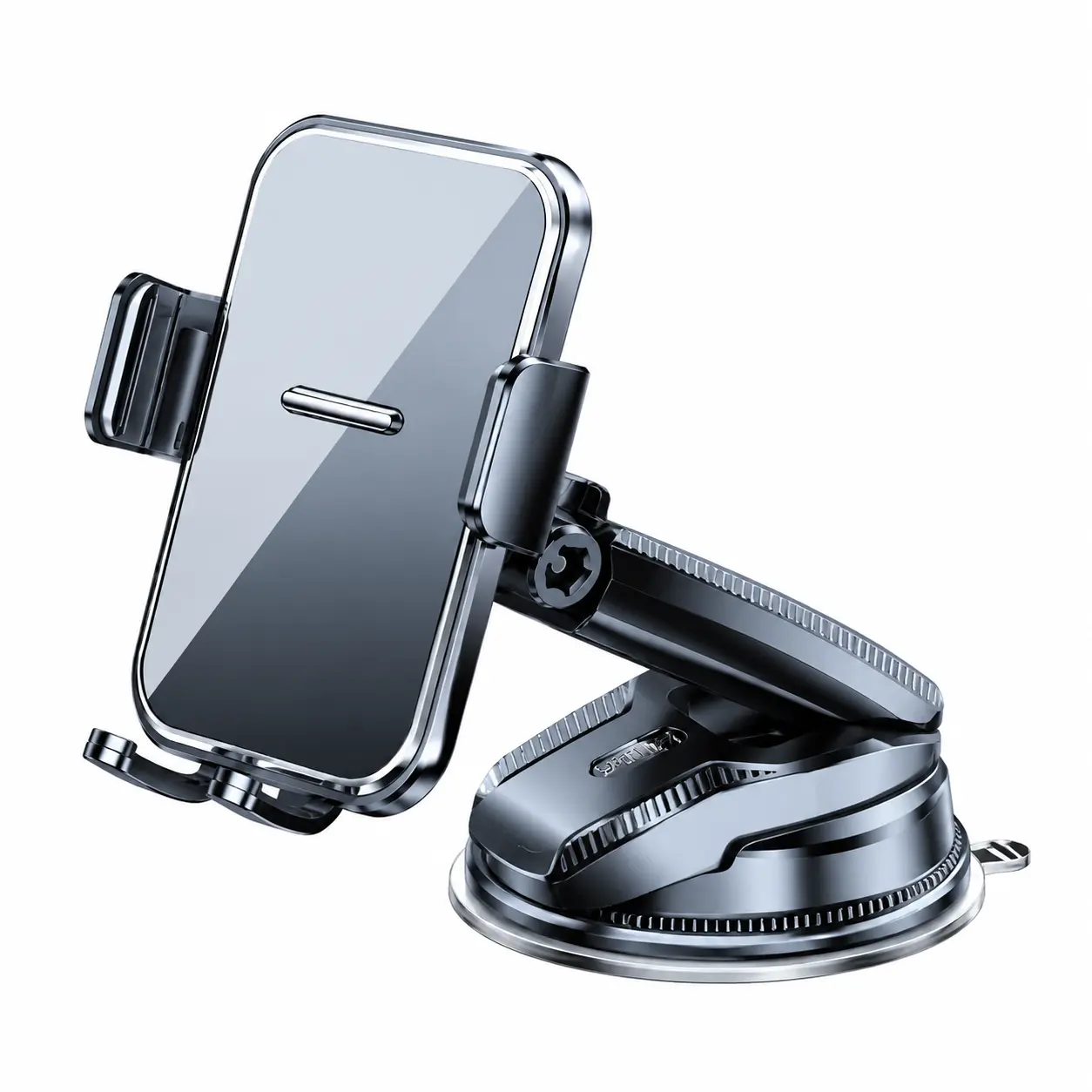 360° Rotating Car Dashboard Phone Holder with Ultra-Strong Cup Base, Quiet Foldable Arm, ABS Plastic Construction, Secure Grip, Hands-Free Mount Compatible with All Vent Types & Magnetic Design for Smooth Navigation