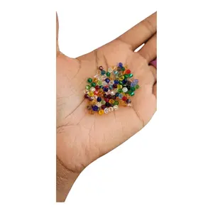Bicone Style Faceted  Dreadlock Loc Sprinkles Hair s K, Loc  For Dreadlocks (Rainbow Mix)