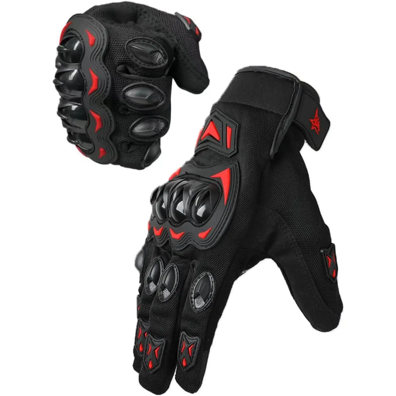 Motorcycle Gloves,Touchscreen Motorbike Gloves with Hard Knuckle Tactical Gloves Riding Gloves Anti-Slip Airsoft Gloves
