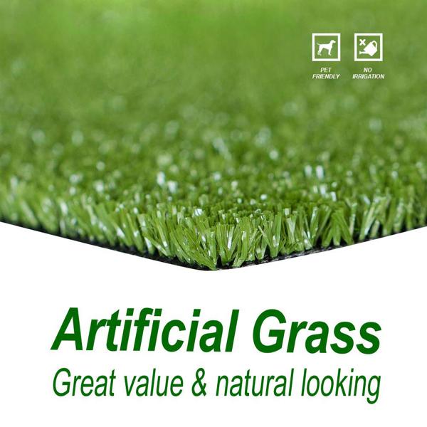 6x10 FT Artificial Grass Turf, 15mm Realistic Fake Grass Carpet with Drainage Holes, Durable Synthetic Lawn Rug for Dogs, Patio & Indoor Play 6x10 FT Artificial Grass Turf, 15mm Realistic Fake Grass Carpet with Drainage Holes, Durable Synthetic Lawn Rug for Dogs, Patio & Indoor Play