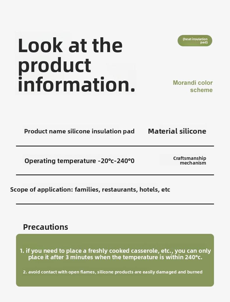 Silicone tea cup mat, bowl mat, table heat insulation mat