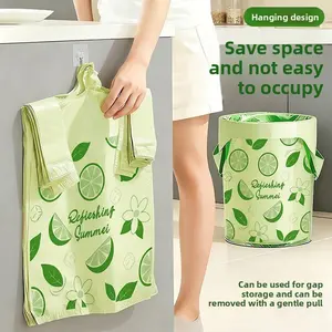 200pc/100pc/50pc,Lime-Colored Thick Garbage Bags, Extra Thick Vest Style, Large Size,  for Office and Kitchen, Large Bin Plastic Bags