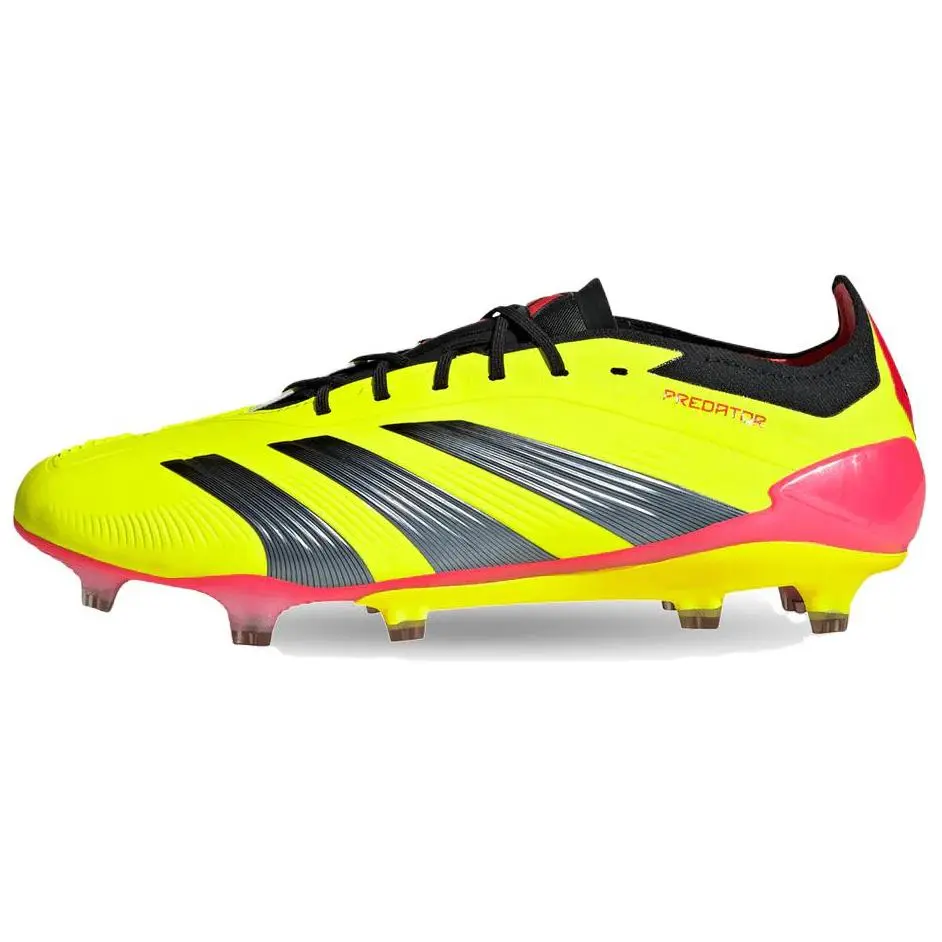 Unisex Adidas Predator 24 Comfort FG Firm Ground Soccer Cleats - Bold Colors, Grip Studs, Unisex Fit, Yellow Trending Shoes, House White Official Maison Mihara Shoes