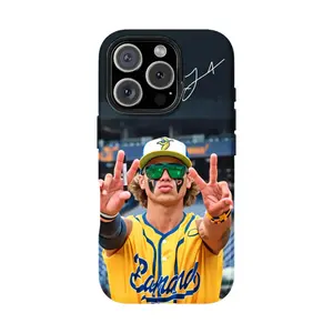 KJ Jackson Savannah Bananas Baseball-Themed Phone Case — Compatible with iPhone 12 through 17; features a smooth, premium feel and drop protection—a must-have for fans.