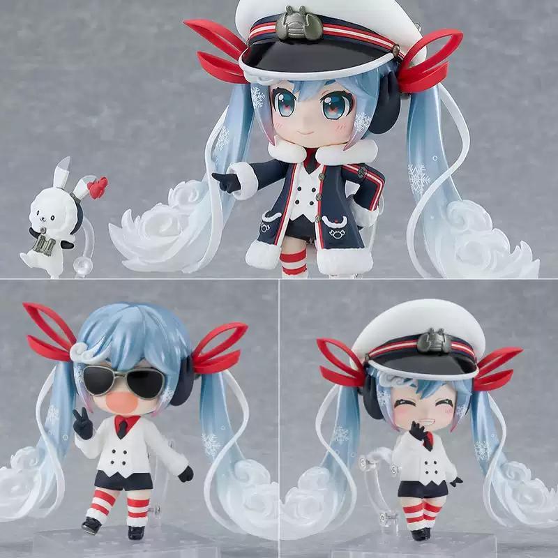 Hatsune Miku Animation Game Peripheral Toys Sakura Snow Miku Anime Action Movable Model Figures Collection NTR