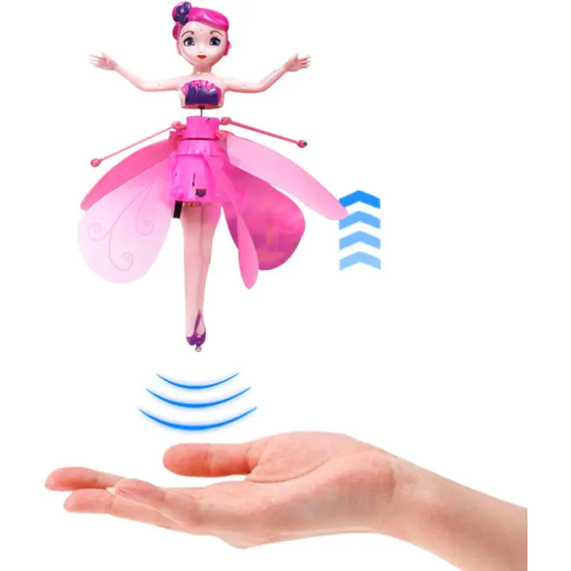Magical Flying Toy Doll with Crystal Wings, Girls Gifts, Interactive Kids Toys for Girls and Boys Ages  and up