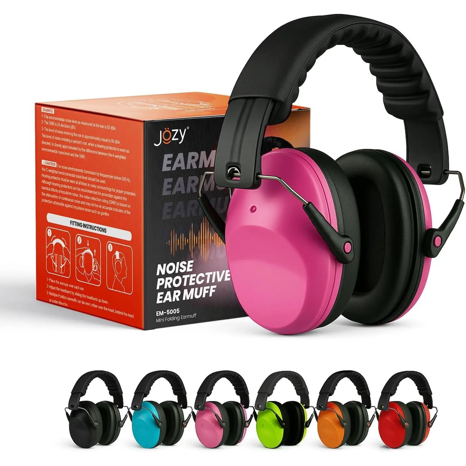 Noise Canceling Headphones for Kids, SNR 26dB Ear Protection for Autism, Sound Proof Sensory Muffs for Hearing, Concerts