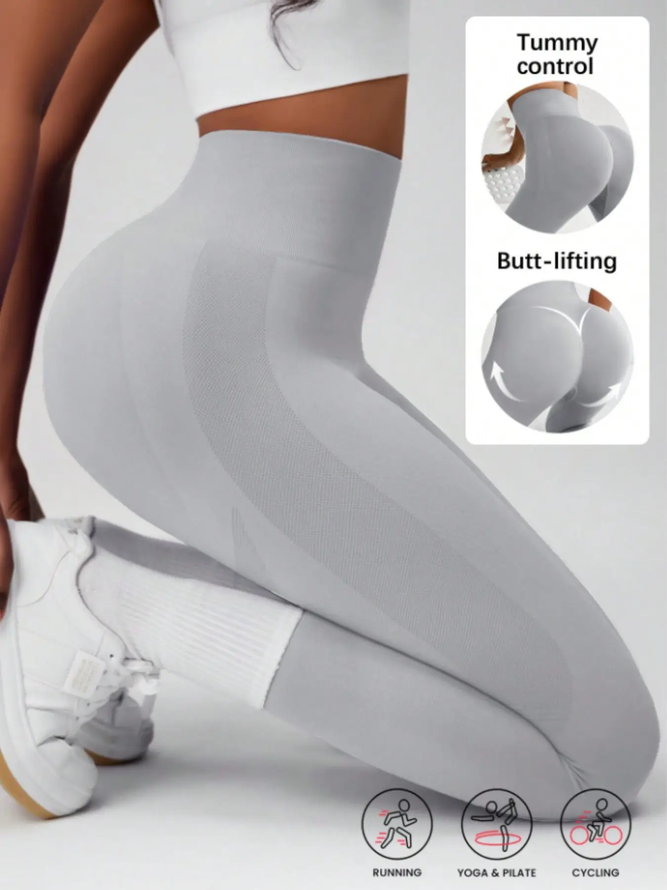 Women's Seamless Sport Yoga Pants, Gym Wear, Fitness Training Tight Leggings, Comfortable & Durable, Perfect for Workouts