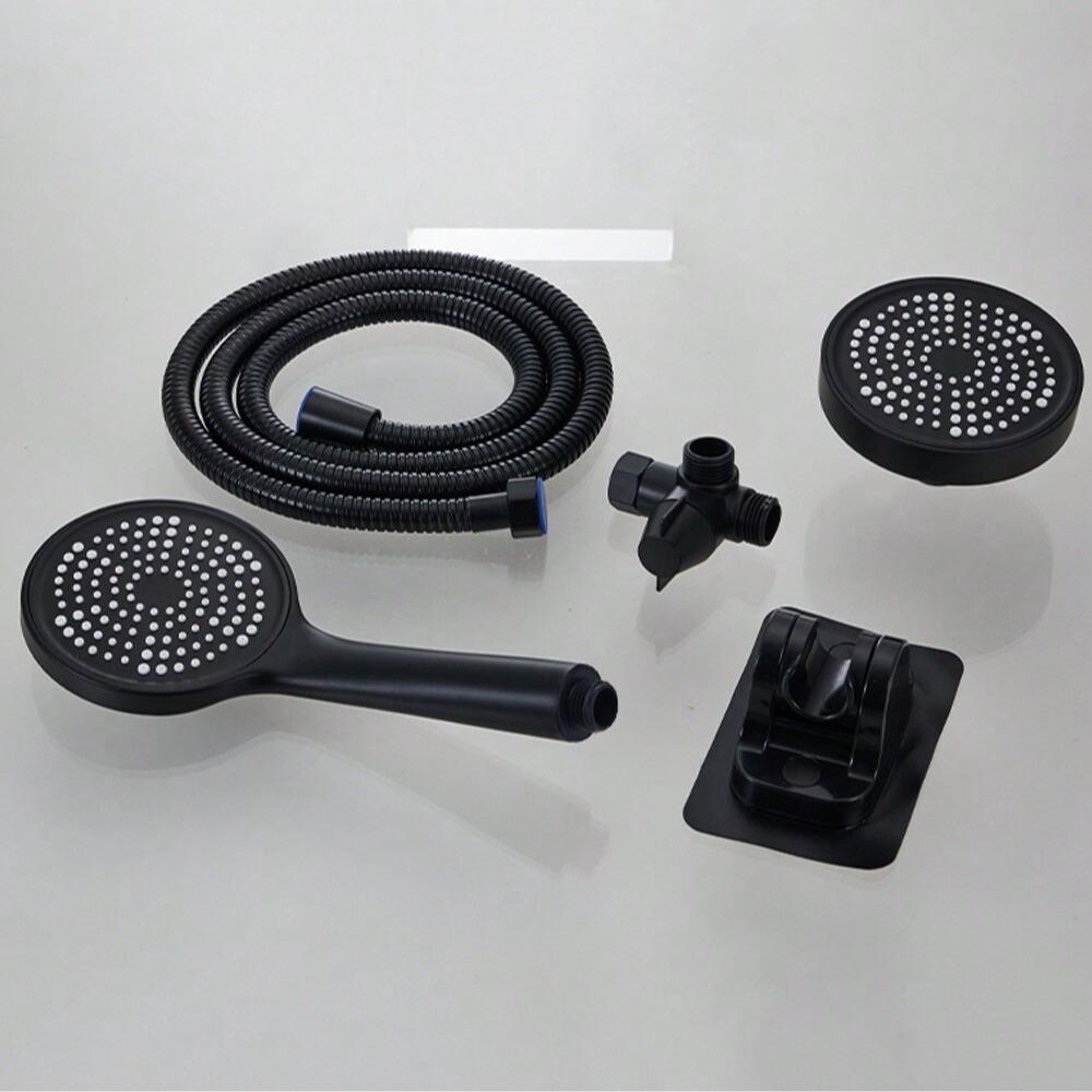 High-Pressure Shower Set, Handheld Spray & Fixed Nozzle, Wall-Mounted Bathroom Accessories, High Pressure Showerhead, Complete Installation Kit, Home Use, Adjustable Handheld Showers
