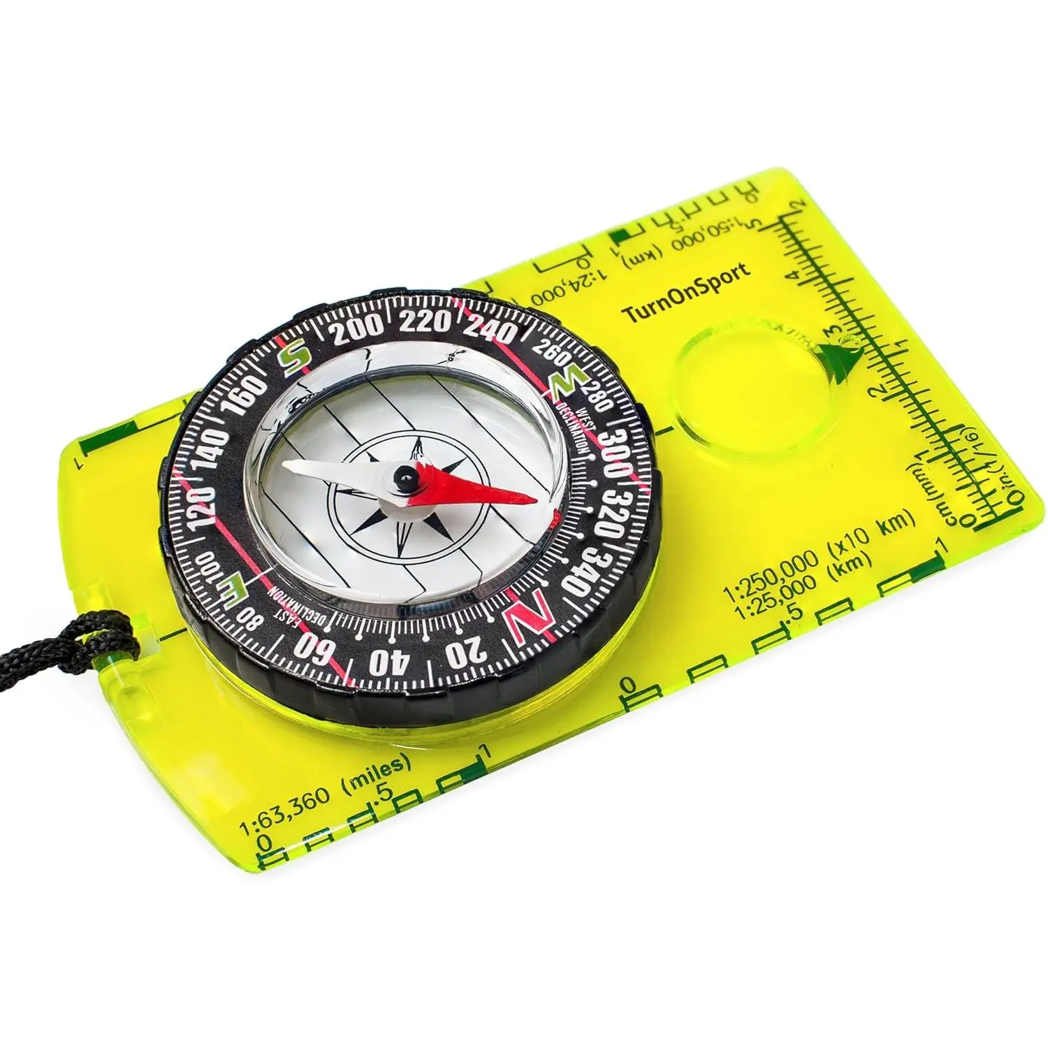 Outdoor Classic Unisex Small Waterproof Orienteering Compass - Advanced Scout Tool for Hiking, Camping - Top Survival Gift for Kids