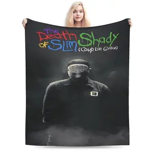 Ultra-soft flannel blanket - featuring an artistic smoke effect and striking lettering design, this comfortable blanket is suitable for all seasons, including the living room, office, and travel - a perfect gift and home décor for music lovers, and a fan-