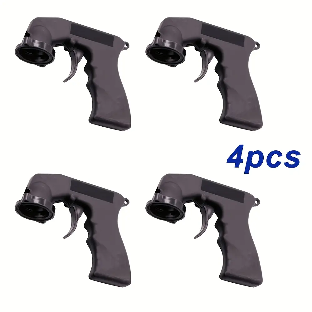4-Piece DIY Spray Gun Set, featuring an ergonomic handle with an adjustable nozzle; portable spray gun suitable for cars, furniture, equipment, and DIY projects; durable automotive spray painting tool with a comfortable grip