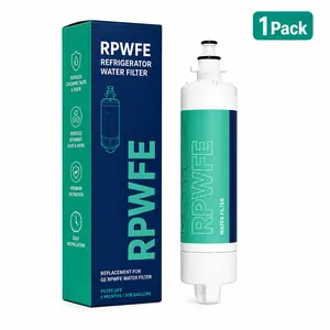 RPWFE Water Filter Replacement for GE RPWFE Refrigerator Water Filter, Compatible with GE Profile, Café, Monogram Refrigerators, Reduces Chlorine, Odor, Sediment & Rust, 1 Pack