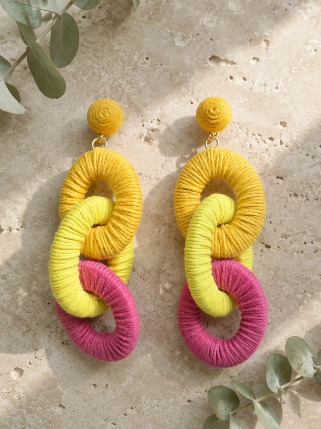 Fashionable Colorful Braided Raffia Flower Earrings, Unique Sweet Girl Heart, Beach Style Ear Jewelry, Party Gift for Friends