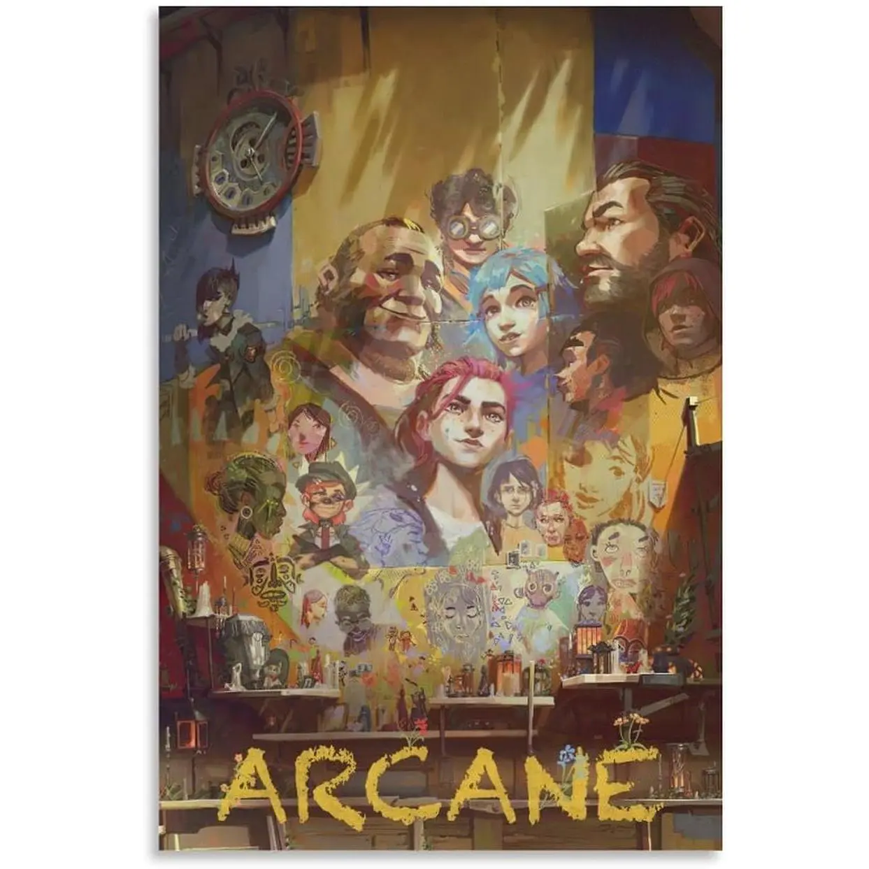 Arcane Canvas Poster Wall Art Decor Print Picture Paintings for Living Room Bedroom Decoration