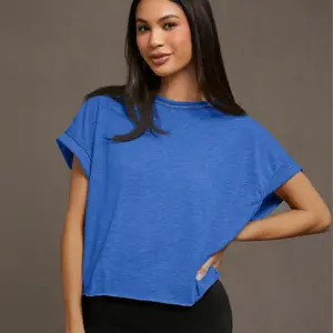 New Women Crew Neck Yoga T-Shirt, Stylish Crisscross Back Sports Top, Loose Casual Breathable Tee for Fitness Workout Holiday Daily Wear