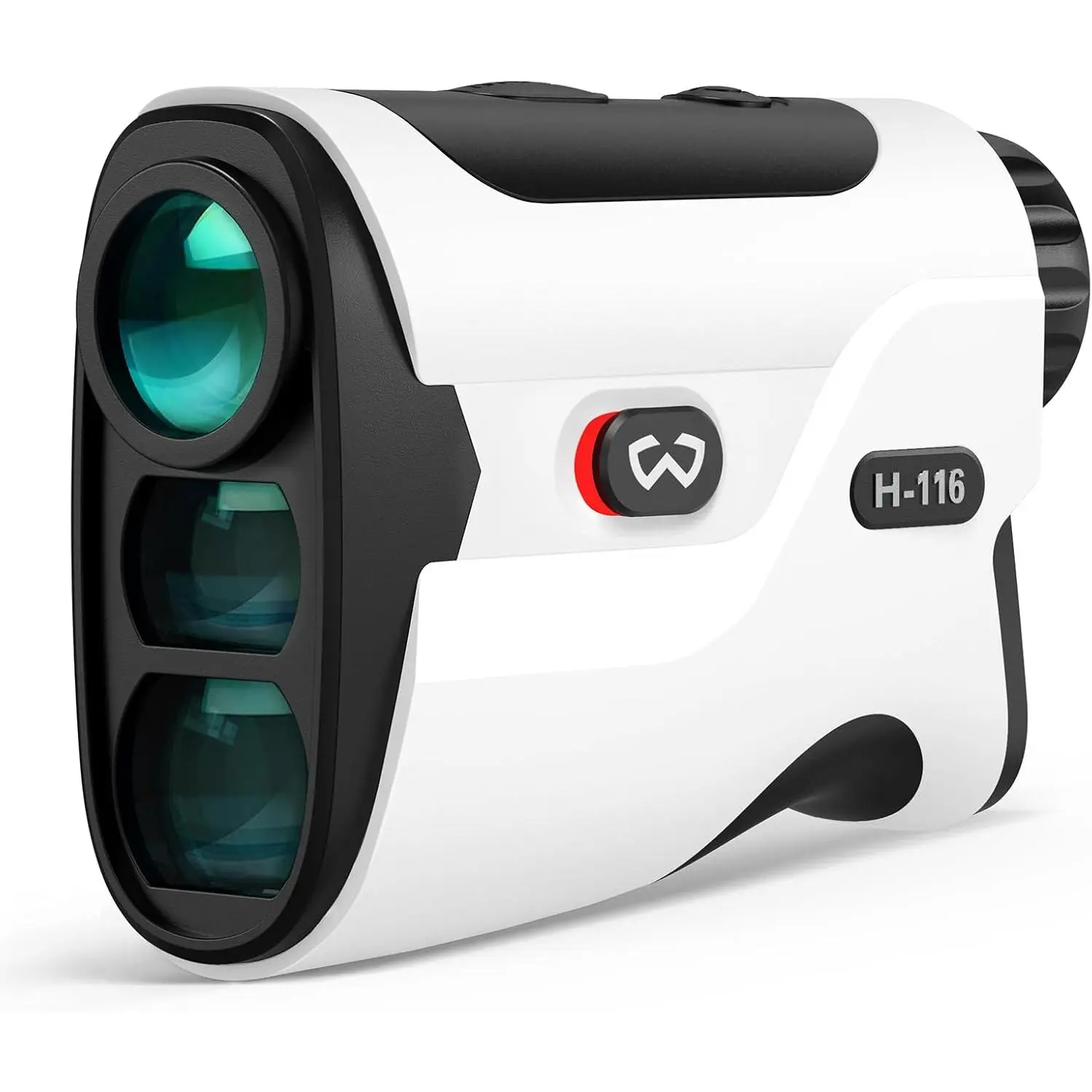 Golf Rangefinder with Slope - 1200/1500 Yards Range Finder Golf with  Strap, Flag Pole Locking Vibration, 6X Magnification