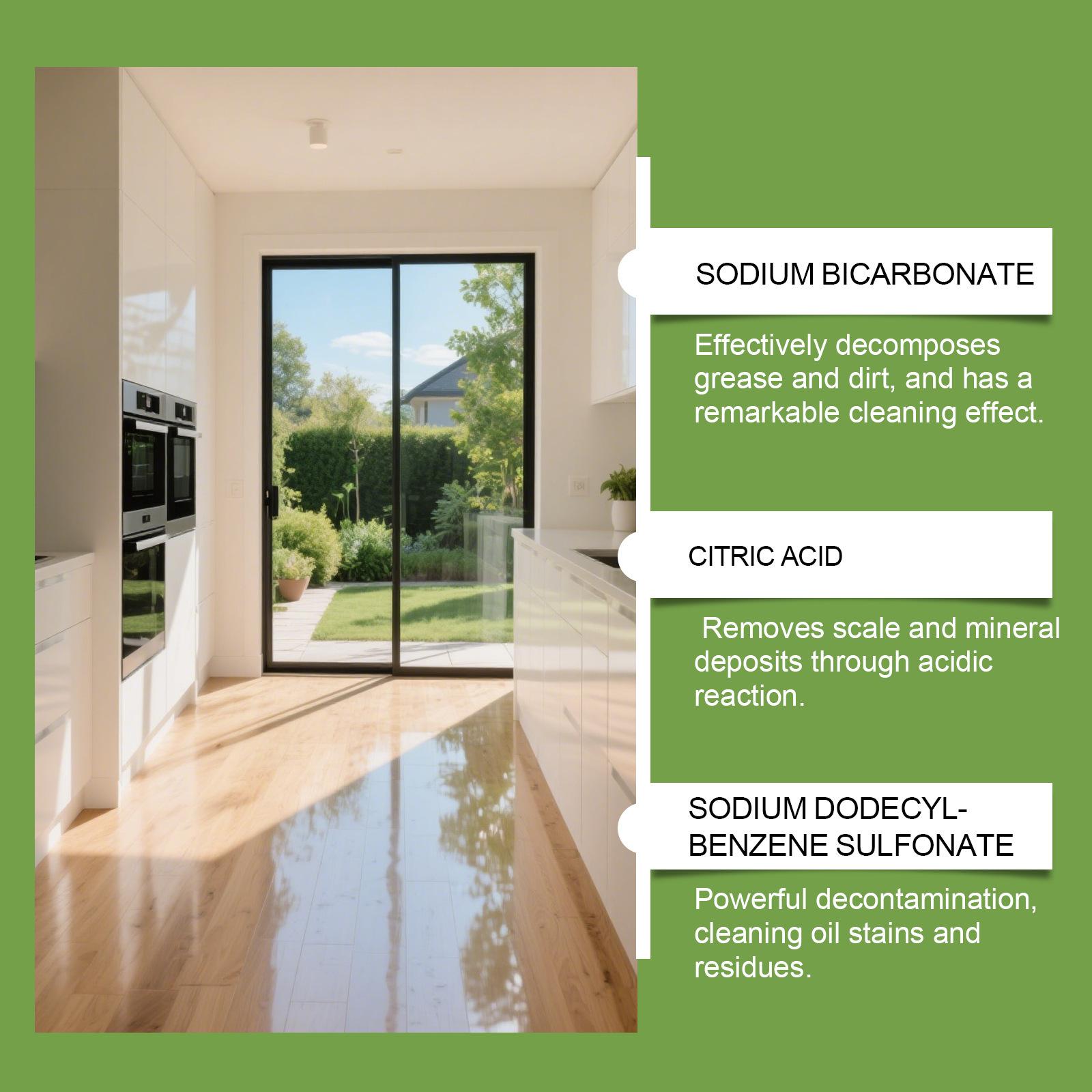 Multi - Surface Floor Cleaning Tablets, Home Use Stain Remover and Dirt Eliminator for Floors, Effective & Easy to Use Cleaning Supplies