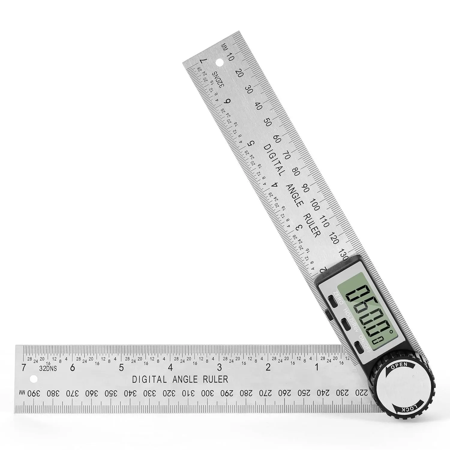 Digital Angle Finder Protractor, 7-Inch (200mm) Measuring Tool
