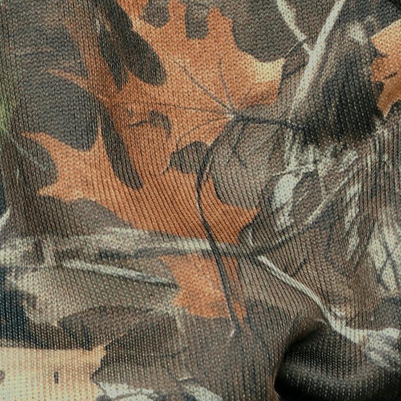 2025 Autumn New Casual Daily Camouflage Maple Leaf Floral Print Pullover Sweatshirt for Women