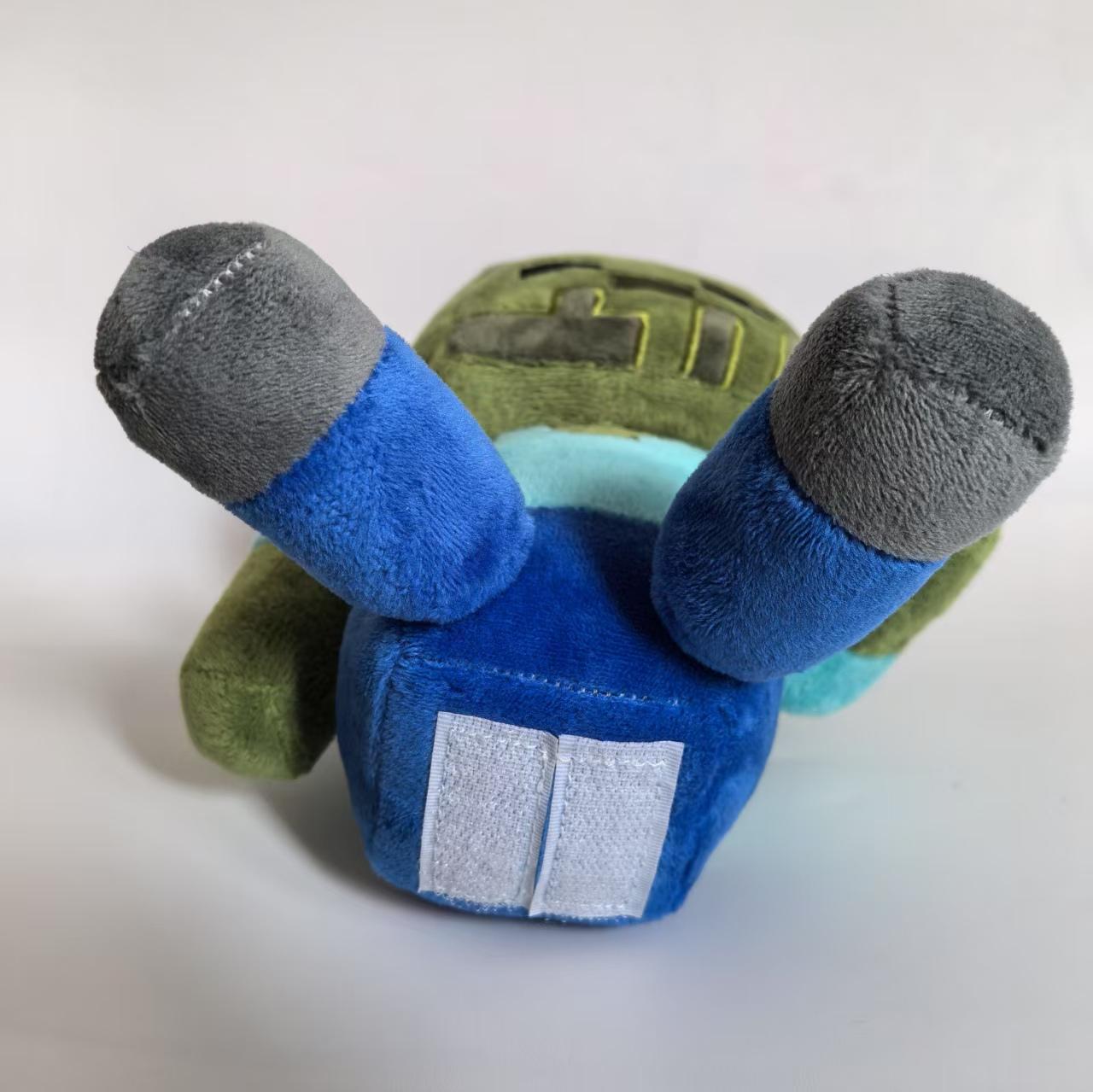 New 35cm Chicken Jockey Plush Toys Cartoon Cute Soft Stuffed Pillow Dolls For Kid Birthday Christmas Gift