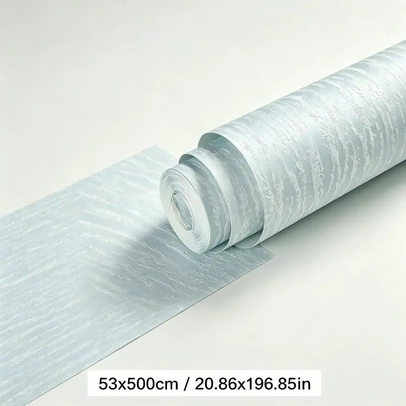 Solid Color Striped Non-woven Peel and Stick Wallpaper, Imitation Diatomite Self Adhesive Wall Mural for Home Bedroom Living Room Wall Renovate, Modern Wallpaper