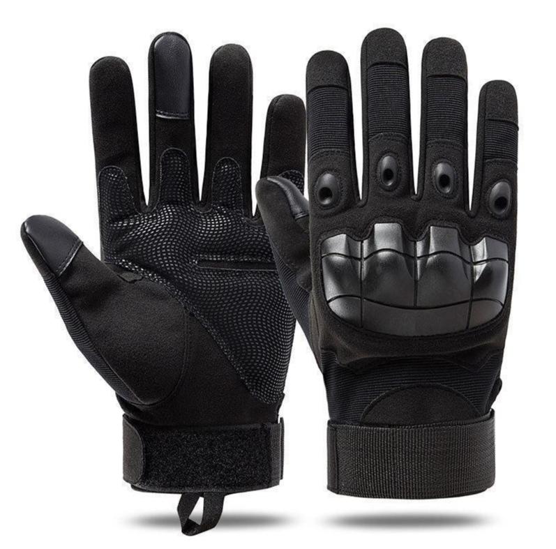 Unisex Tactical Full Finger Gloves - Touchscreen Non-Slip Grip - Knuckle Guard Breathable Outdoor Sports/Work