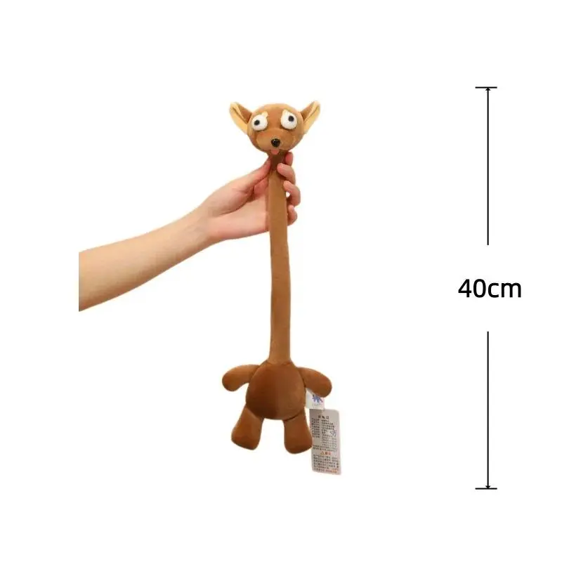 Fun Long Necked Animals Backpack Charm Stuffed Doll Curtain Clip Kids Toys Home Decor Toys Birthday Gift For Kids Friends