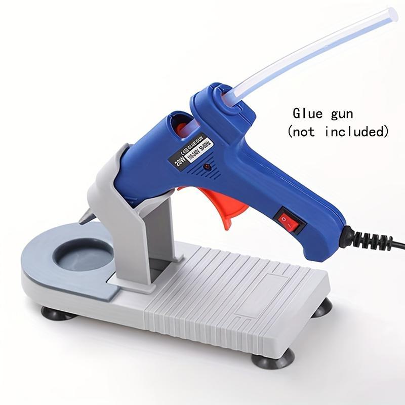 Hot Glue Gun Holder, Plastic Hot Melt Glue Gun Holder, Glue Gun Base Stand Organizer, Floral Crafts Tools Storage Rack Accessories, Hardware