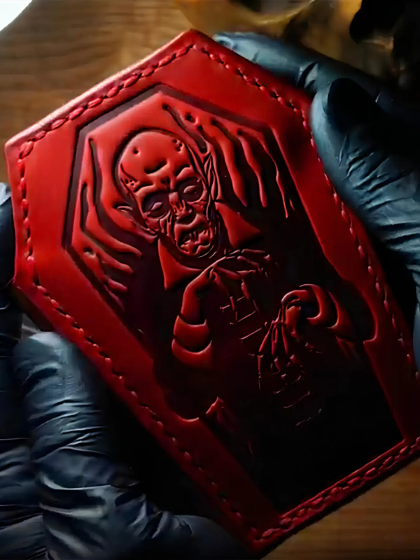 Card Holder Nosferatu Coffin Casual Trendy Wallet, PU Material, Casual Style, All Seasons, All over Print, No Ca Prop, Ideal for Daily Use