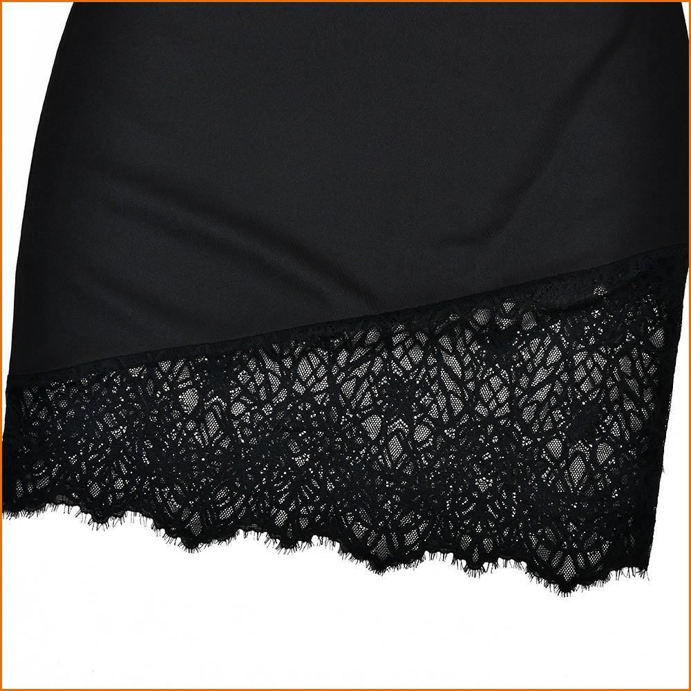 KODA & CO 04 European & American Ins Style Lace Trim Shawl New Dress, Sexy Spicy Girl Tube Top Backless Bodycon Mini Dress