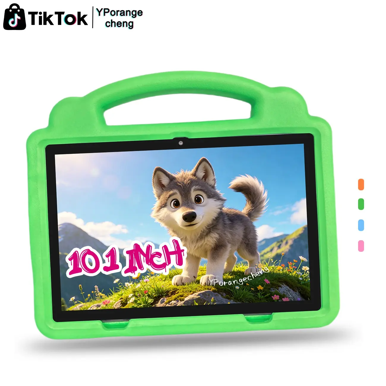 SummerFinds! 10.1 inch Children‘s Tablet Android, Portable 2-in-1 Learning & Entertainment Pad with Parental Control, Dual SIM Call Support, Bluetooth, WiFi, No Charger Included - Great for Kids to Watch Anime/Play Games/Learn on the Go