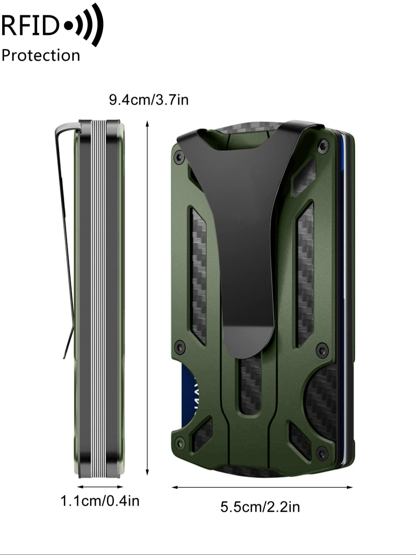 Father's Day Gifts, Men's Business Style Minimalist Wallet, Mens Wallet, Slim RFID Blocking Bifold Card Holder, Gifts for Men, Simple Style Plain Color Purses, Trendy Wallet for Daily Use, Accessories for Men