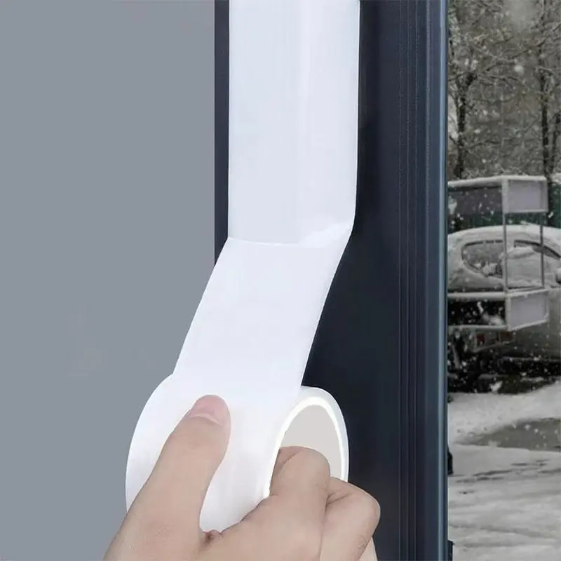 Window Seal Strip Tape for Winter,Weather Stripping Sealing Insulation Tape for Windows and Door, Air Conditioner Window Seal,Window ac Insulation,Removes Cleanly 5cm x 10m