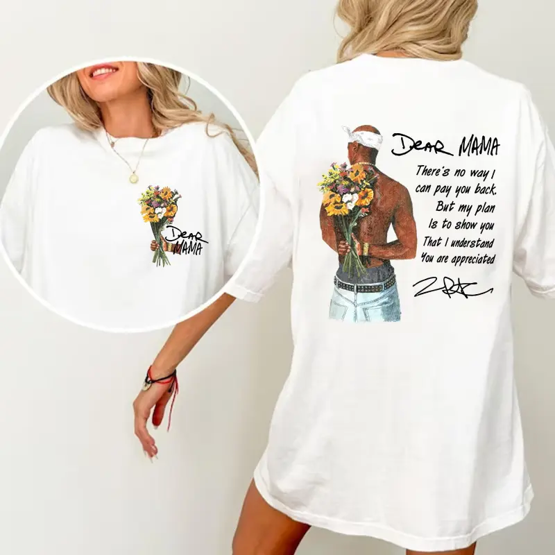 Men's T-Shirt - 2Pac Quote Graphic Cotton Relaxed Fit Vintage Unisex Top, Lightweight Comfy Everyday Rapper Hip Hop Mom Gift, 24-Hour Shipping for Mother's Day, Streetwear, Tshirt, Fabric, Breathable, Casual, Soft, Women, Short Sleeve, Chinese New Year, C