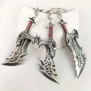3pcs Fashion creative classic bag hanging decoration simulation eagle knife key chain Street fashion student couple car keys Clothing accessories Alloy material DIY imitation eagle knife pendant A surprise gift for my boyfriend