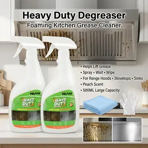 NUAN heavy duty degreaserNUAN Grease Remover – Fast, heavy-duty cleaner for stovetops, range hoods, countertops, and appliances.-MY0522