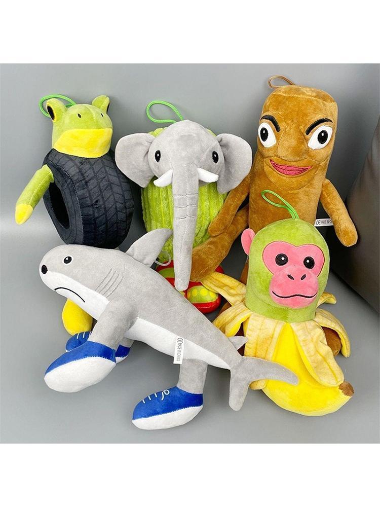 New Tralalelo Tralala Plush Tungtungtung Italian Brainrot Al Tralalero Tralala Plush Doll Stuffed Soft Pillow Custom Toys