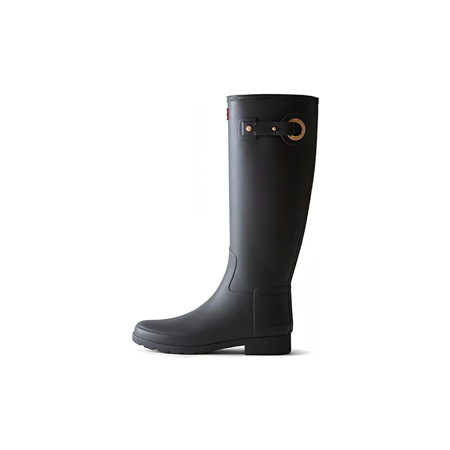 Hunter Women's Rain Boots – Comfortable, Slip-Resistant, Waterproof, Black Verifiable, with credentials and supporting global authentication